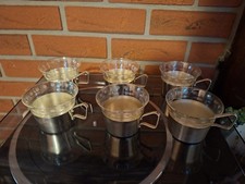 6 DDR Teegläser mit 6