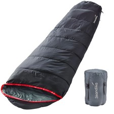 Skandika Alaska Mumien Schlafsack koppelbar bis -10 °C RV Links 220x80cm B-Ware