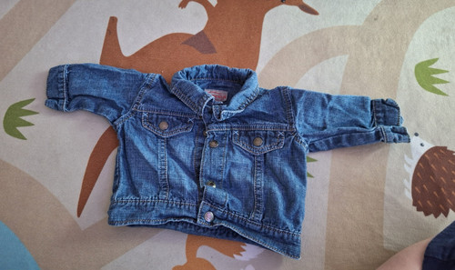 Sanetta baby jeansjacke - jeansjacke, blau