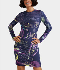Desigual damen kleid galaxy - damen,