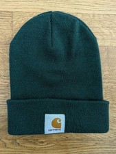 Carhartt Mütze Beanie Dunkelgrün unisex Sehr Guter Zustand
