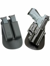 Fobus Rückhaltepaddel Holster + Doppelmagazin Magazintasche für Walther p22