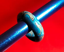 Holzring mit Delphinen, ca. 60mm Durchmesser