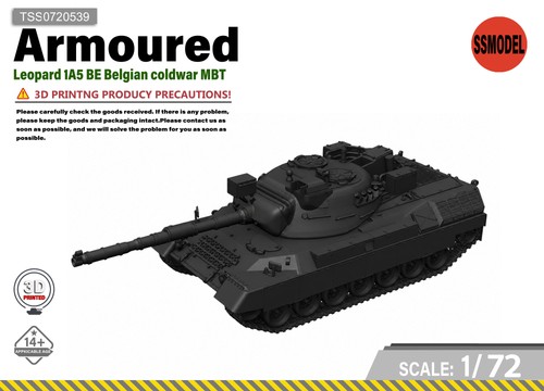 Ssmodel1 leopard 1a5 - ssmodel1/72, be