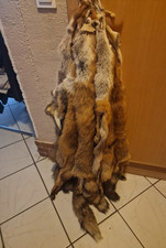 Fuchsfell Leder mit Haaren