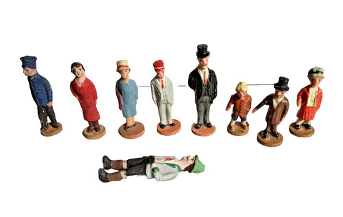 Uralt eisenbahn massefiguren - uralt,