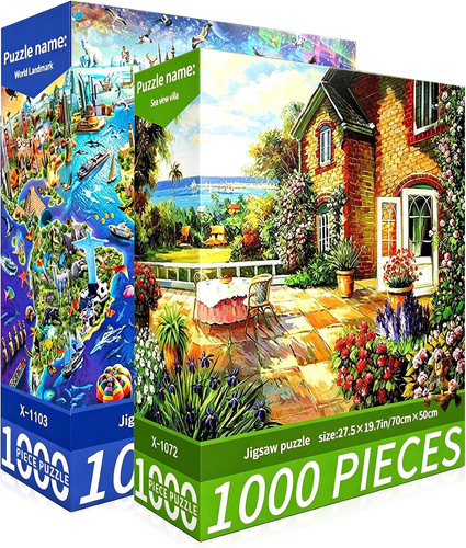 2er puzzle 2000 teile - puzzle,