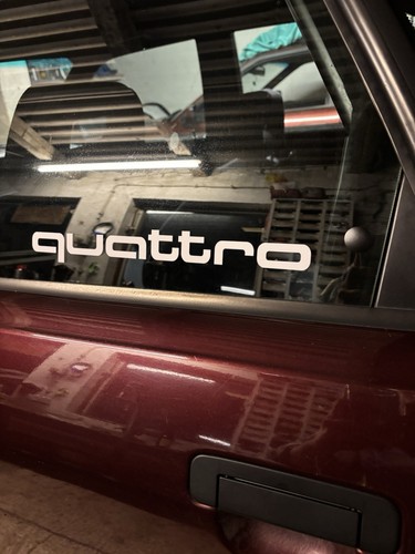 Audi quattro schriftzug - audi,