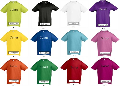 Kinder shirt mit name - kinder,