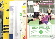 Programme 30 x Karlsruher SC-1. FC Köln/VfL Bochum/HSV/VfB Stuttgart/SC Freiburg