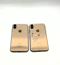2x iPhone XS Backcover Gold