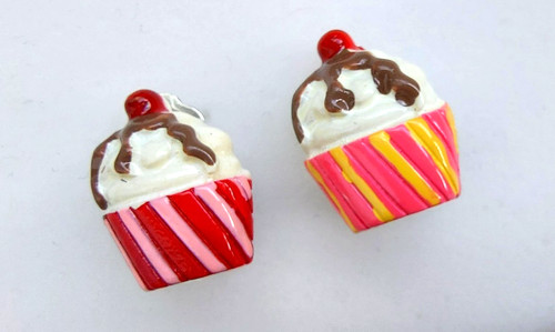 Ohrclips cupcake muffin - ohrclips,