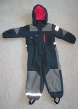 H&M Sport - Mädchen Schneeanzug Skianzug Overall - Gr. 104 - Grau mit Pink