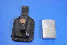 Zippo Shell Formel 1 mit Ledertasche für Gürtel