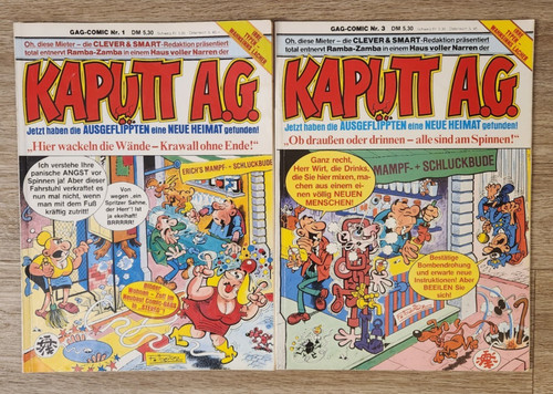 Kaputt gag comic nr 1 - x, gag-comic