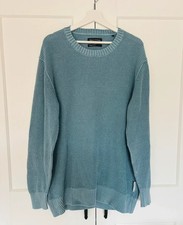 Marc O Polo Pullover Herren Strickpullover Strick Baumwolle blau türkis Gr. XL