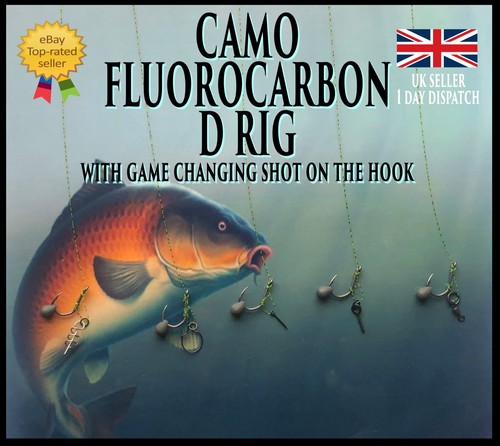 Ready made carp rigs camo - made,