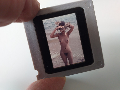 Dia foto kunstvoller akt - dia,