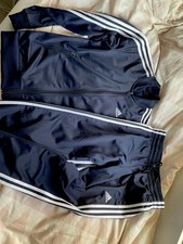 ADIDAS Trainingsanzug GR.S Dunkelblau Sportanzug Jogginganzug