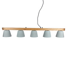 Hängeleuchte Lucande Kalinda E14 5x40W Dimmbar L110,5 cm B15cm H150cm IP20 Beton