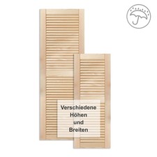 Lamellentüren Außenbereich Fensterläden Outdoor Massivholz Garten Außentüren