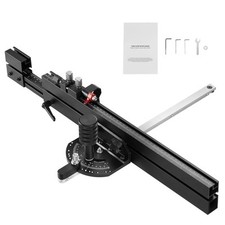 Gehrungsanschlag Tischkreissägen 19x10mm Standardschlitz 48-89cm Gitter