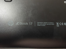 hp z book 17 g2, ohne