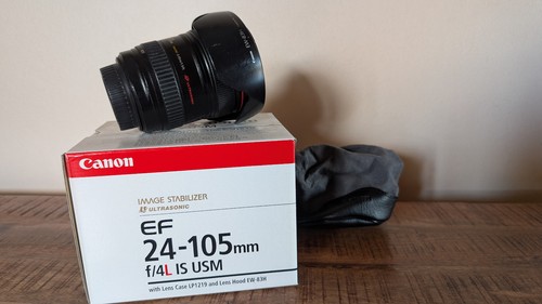 Canon 105 4 l is - canon,