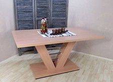 Säulentisch Buche natur