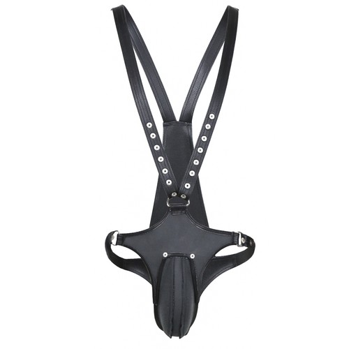 Männer schwarz leder - schwarz, pu