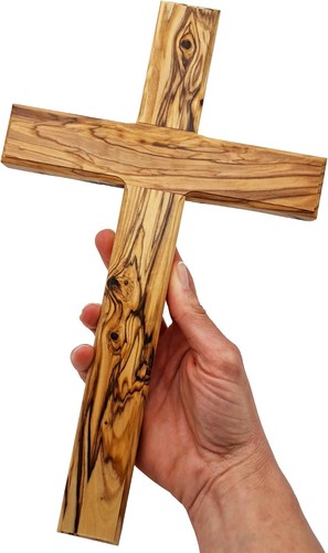 Wandkreuz olivenholz - olivenholz,