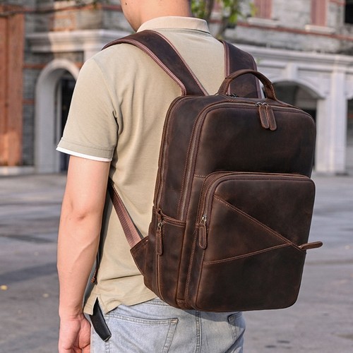 Luxus echtleder rucksack - echtleder,