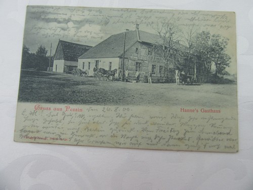 Ansichtskarte pessin gasthaus - pessin,
