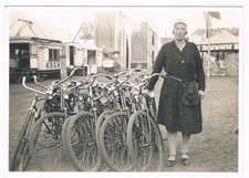 Postkarte Fahrradbewachung