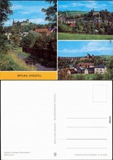 Mylau Panorama-Ansicht Ansichtskarte 1979