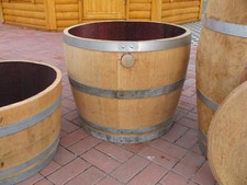 KONFIGURATOR 140L MINITEICH PFLANZENKÜBEL WEINFASS EICHENFAß HOLZFAß BLUMENKÜBEL