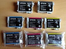 8 Epson und 2 HP ORIGINAL leere Druckerpatronen Hirsch und HP23 und HP 45 leer
