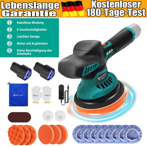 Poliermaschine 12v akku - akku, 150mm