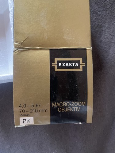 Exakmakro zoom objektiv - exakmakro, f