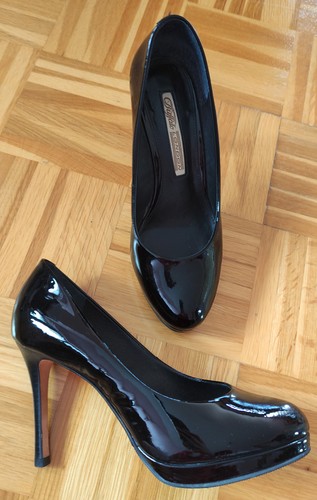 Buffalo lackleder stiletto - lackleder,