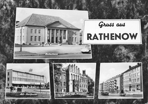 Rathenow mehrbildkarte - rathenow, gl