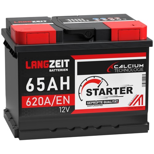 Langzeit autobatterie 12v 65ah - langzeit,