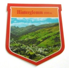 Souvenir-Aufkleber Hinterglemm