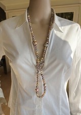 Perlenkette Muschelkernperlen