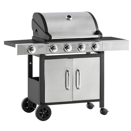 Outsunny deluxe gasgrill grill - gasgrill,