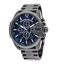 Uhr DZ4329 Mega Chief - Chronograph Herrenuhr  Edelstahl Armband Ø51mm