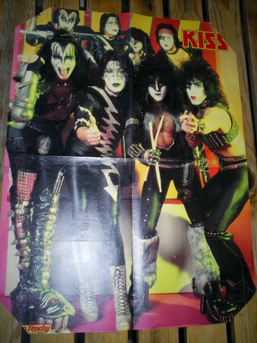 Kiss vintage s poster 41 - -, 80's