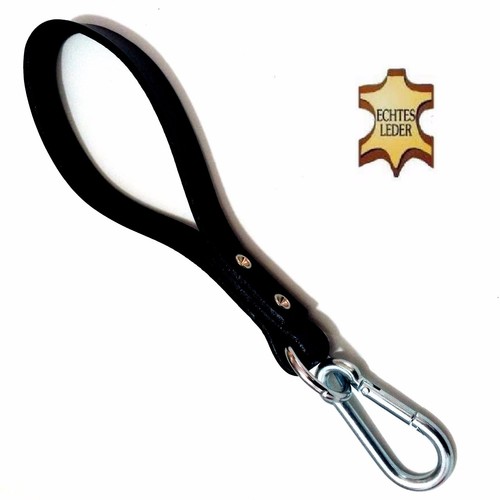 Echt leder hundegriff - echt,