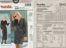 out-of-print: Burda International Schnittmuster 2842, Leder Kostüm, Gr. 34 - 42