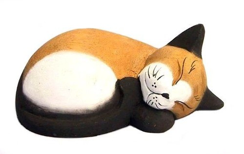 Schlafende katze dekokatze - schlafende,